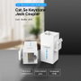 Vention Adaptador conector RJ45 VDD-B07-W Cat5e Blanco